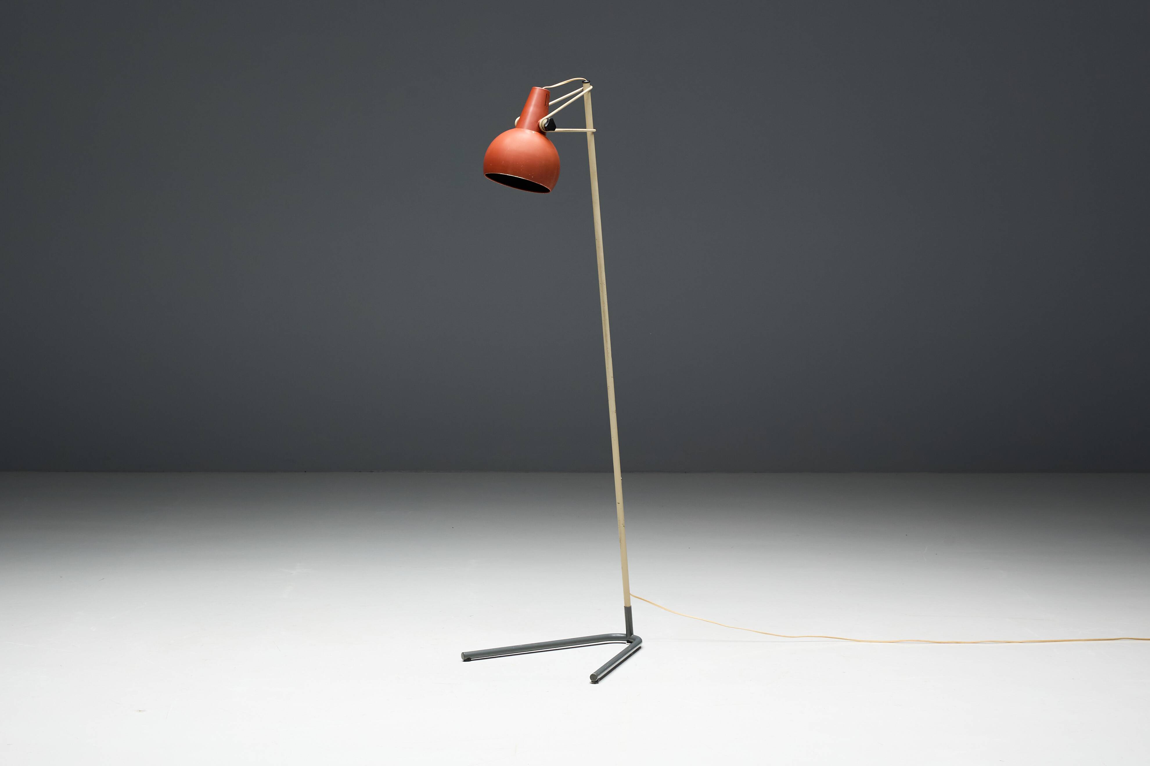 'NX29' Floor Lamp by Louis Kalff for Philips, Netherlands, 1950s