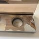 Roche Bobois designer umbrella stand in smoked plexiglass