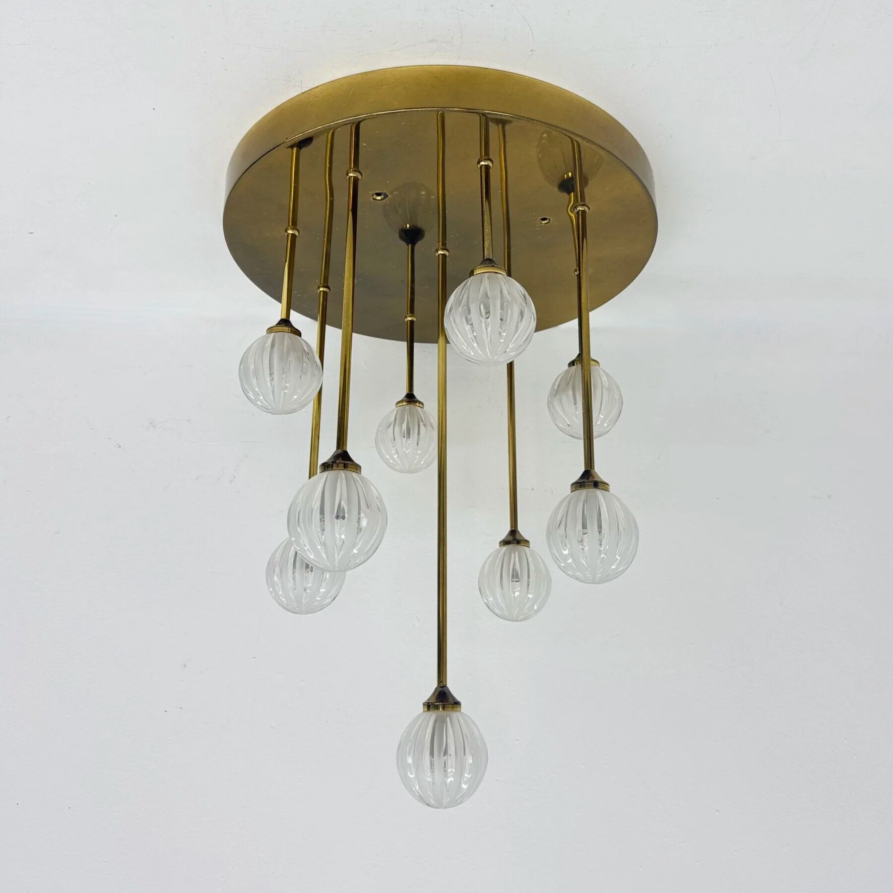 Mid-century design Christoph Palme ceiling lamp, 1980s