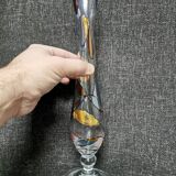 Soliflore vase in Cristal de Paris selection MF. stained glass effect with Box