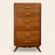 Vintage chest of drawers with compass feet 1960 H112