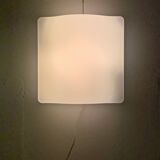 Set of 4 midcentury space age wavy wall lamp by Guzzini,model 5359