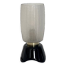 Petite lampe de table en verre et pied en céramique vintage décoration chevet appoint LAMP-7128