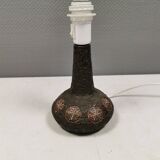 Ceramic table lamp from Danish Bartholdy ceramics 1970-80s.