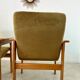Set of 2 bridge armchairs from the 70s design Bruno Rey vintage solid beech