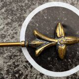 Serviteur  de cheminée laiton ancien