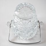Crystal ice bucket diamond pattern