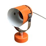 Orange space age wall lamp, designed by S. Indra, Czechoslovakia, 1970s.