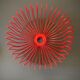 Coupe à fruit design metal rouge