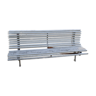 Banc à lattes piétement art nouveau