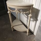 Half-moon console