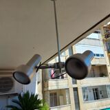 Suspension vintage 70's 3 spots orientable