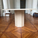 Travertine table