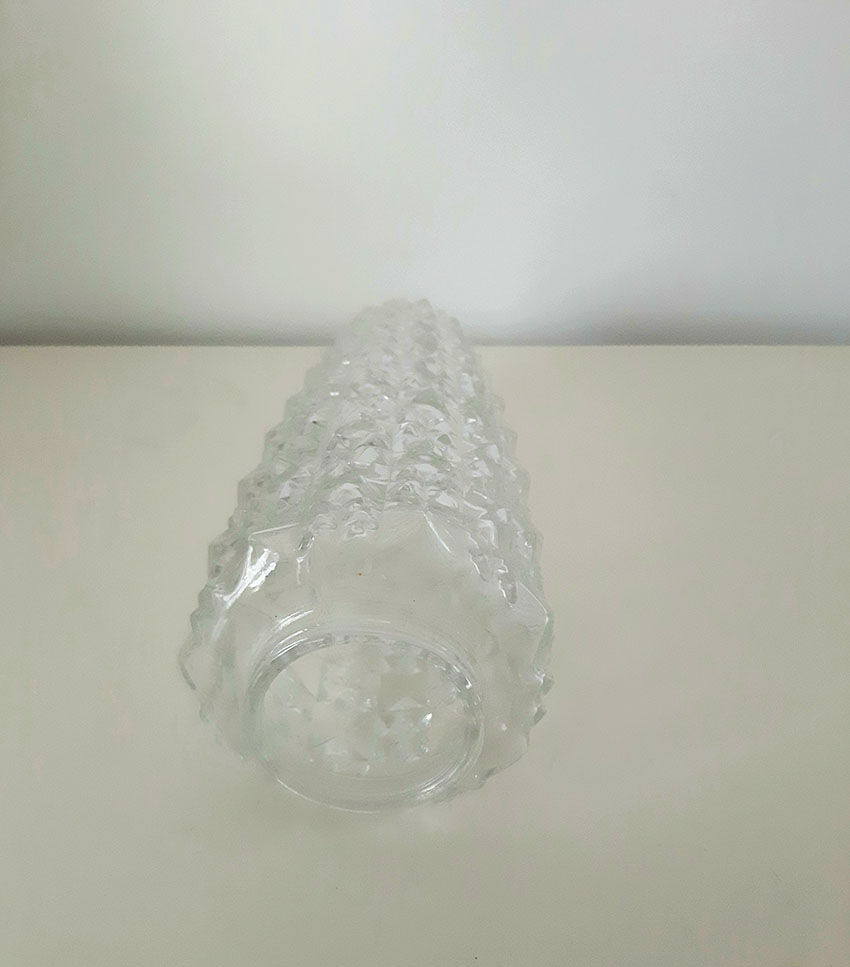 Relief glass lampshade, chandelier flute
