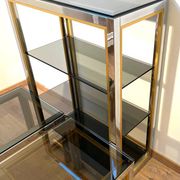 Side tables and display cabinet Renato Zevi produced by Romeo Rega.