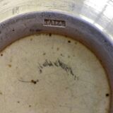 XXXL lime gray sandstone monastery salad bowl Daniel de Montmollin, Taizé 1970