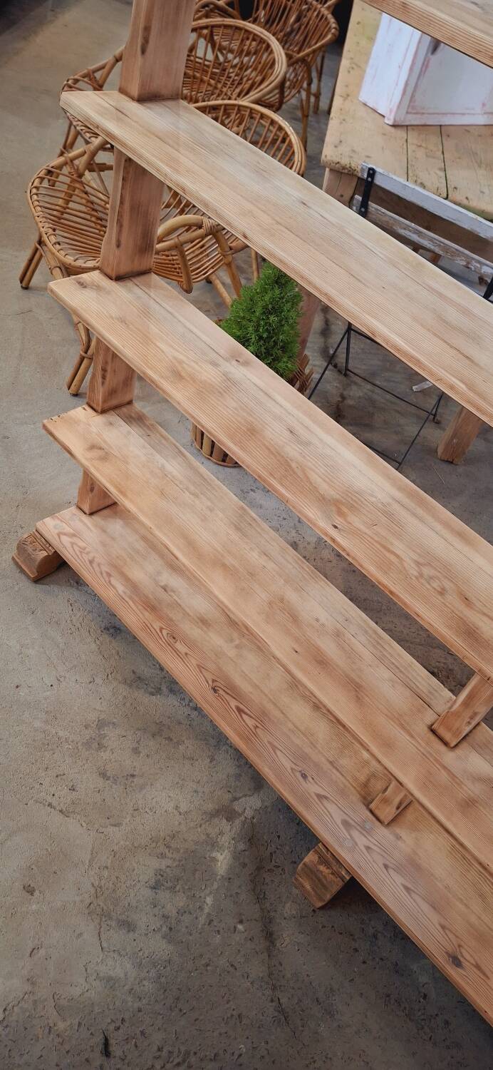 Large old shelf on legs