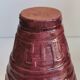 Glazed terracotta vase Art Deco signed WW