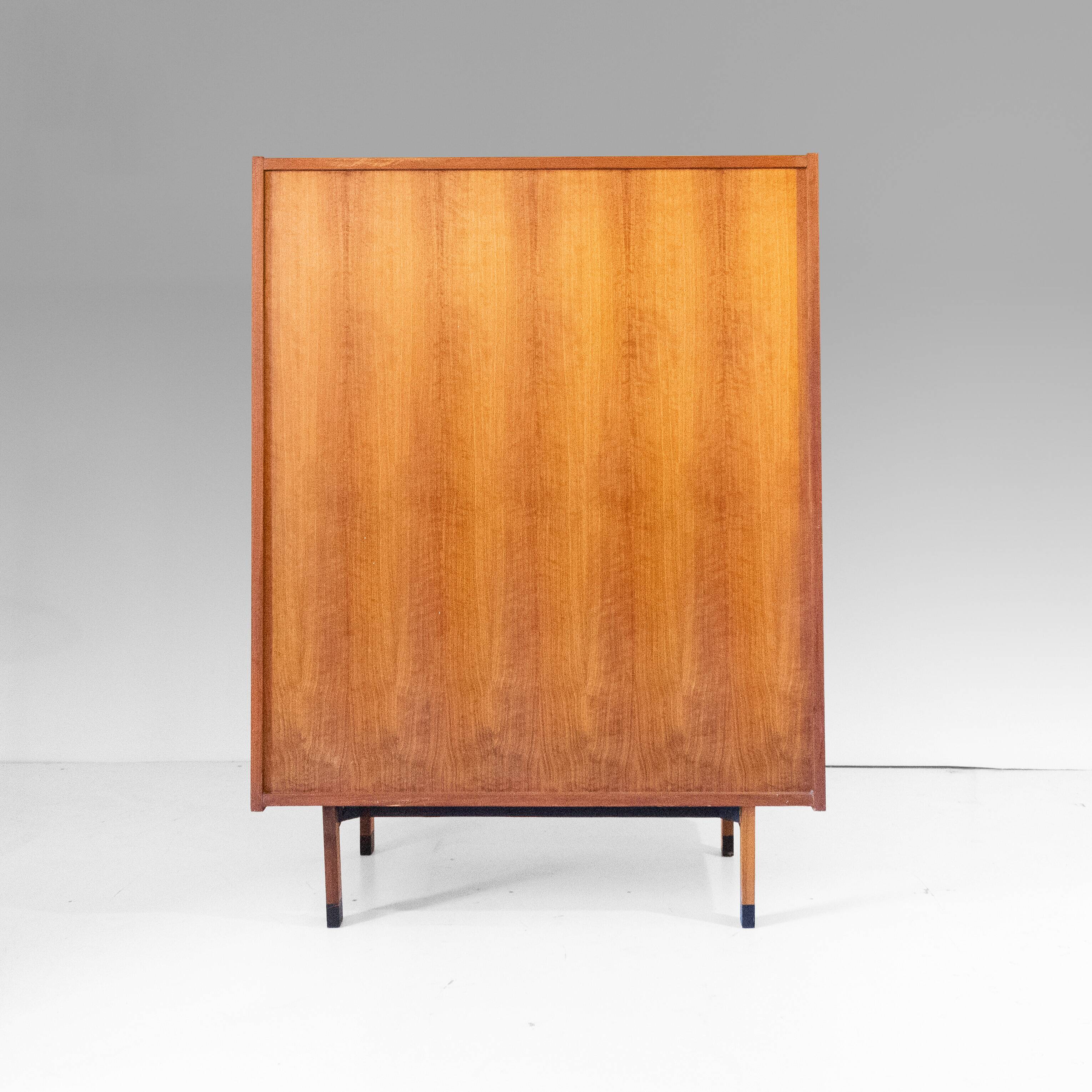 Mid Century Modern Italian Wood Cabinet, George Coslin for 3V Arredamenti P