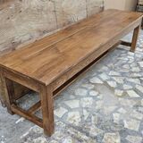 Old Burmese teak bench