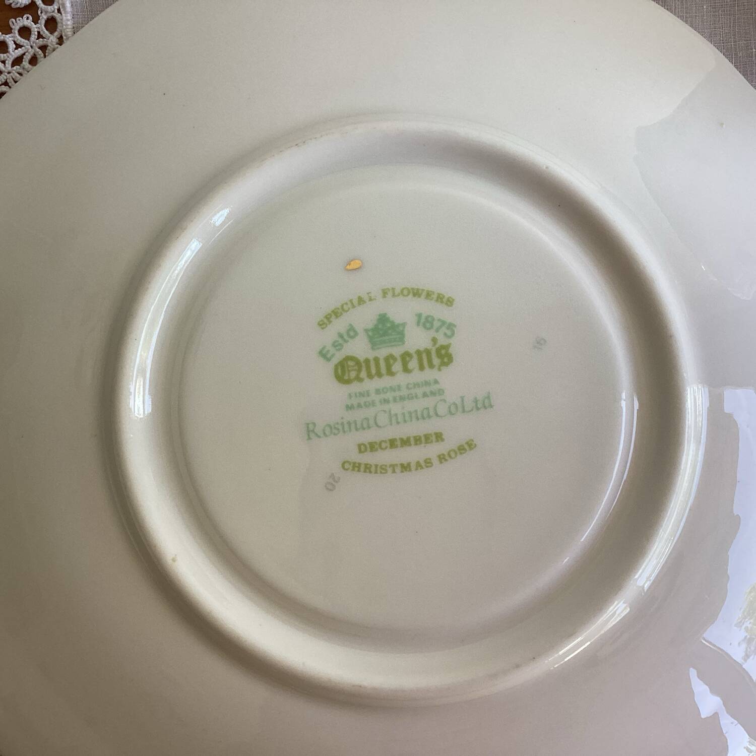 Tasse et sous tasse porcelaine fine anglaise - vintage