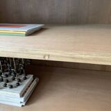 XXL oak display cabinet