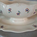Antique sauce boat from Digoin and Sarreguemines