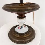 Brass and ceramic lamp