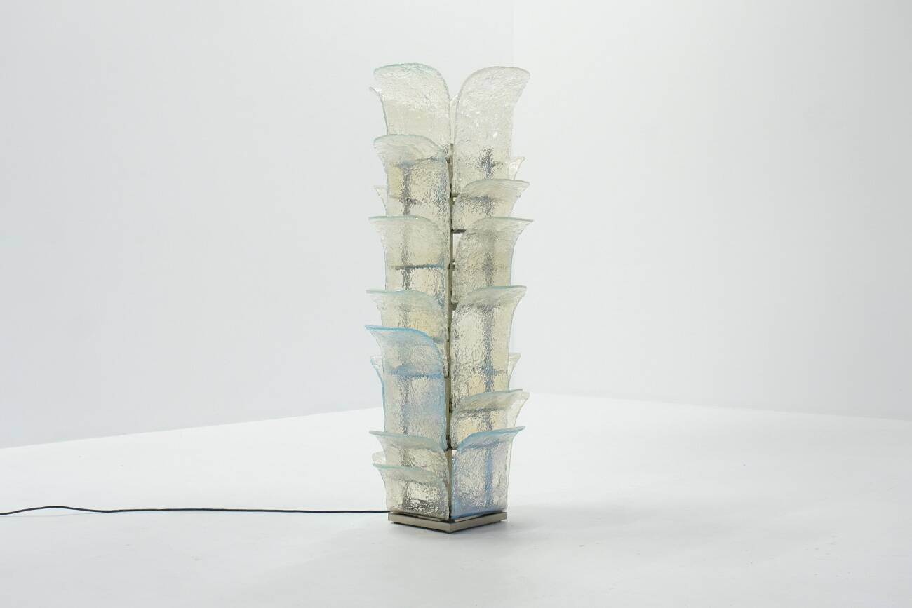 Lampadaire "Cactus" LT320 de Carlo Nason pour Mazzega, Italie, années 1960.