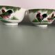 Set of 4 Chinese porcelain bowls, rooster patterns.