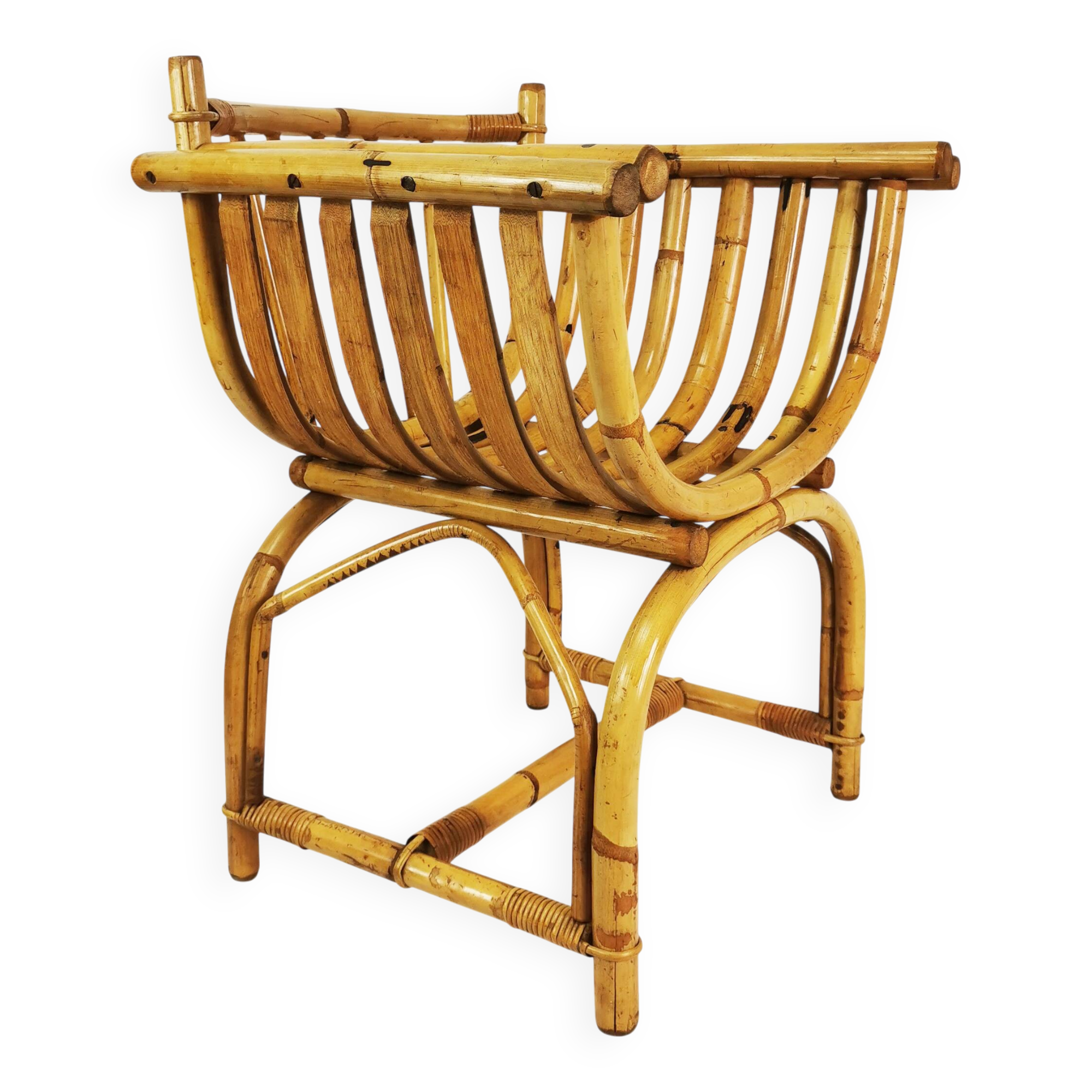 Mid Century Bamboo Armchair, Germany, 1950s