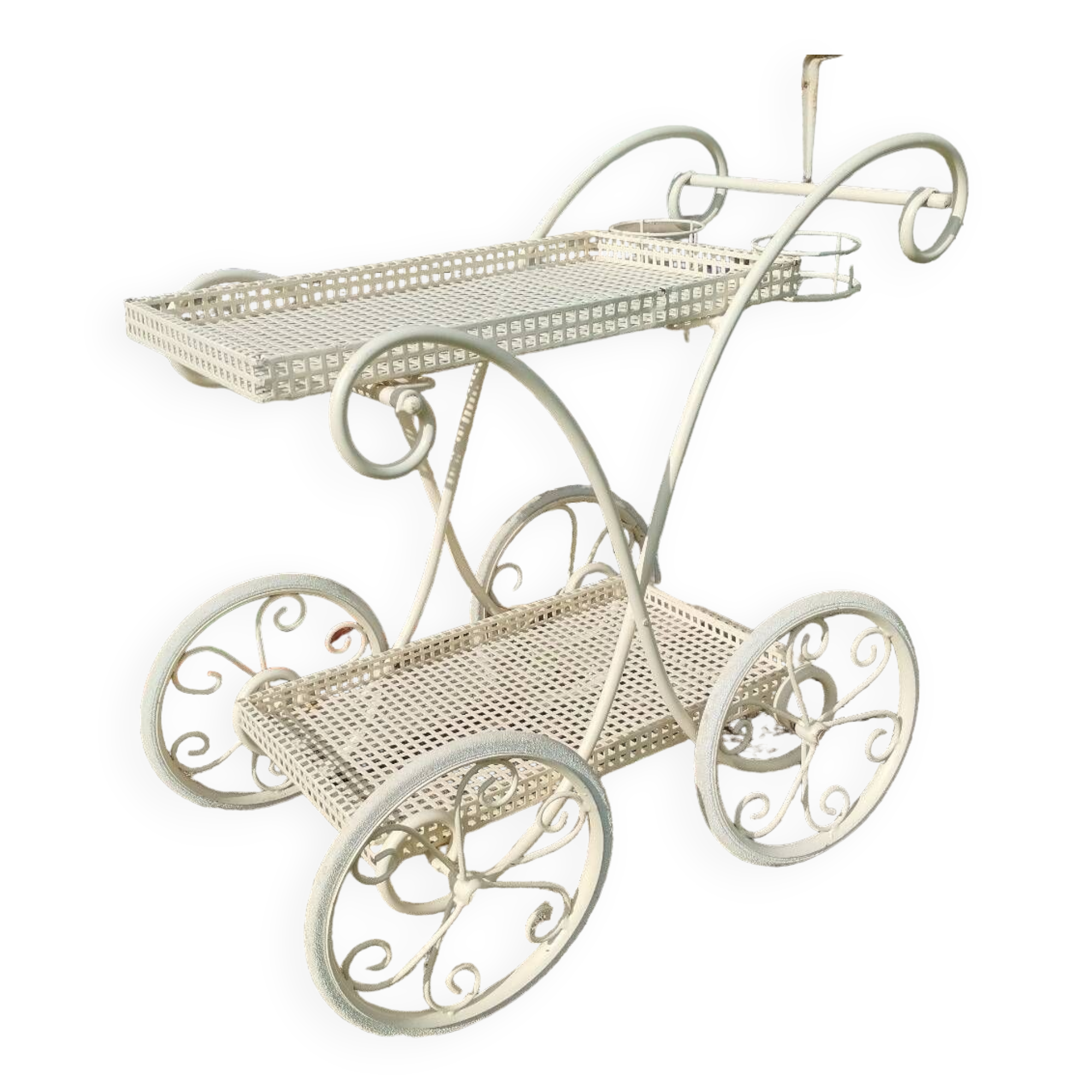 Desserte de jardin en fer ancien