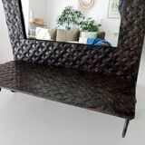 Vintage wrought iron tablet mirror