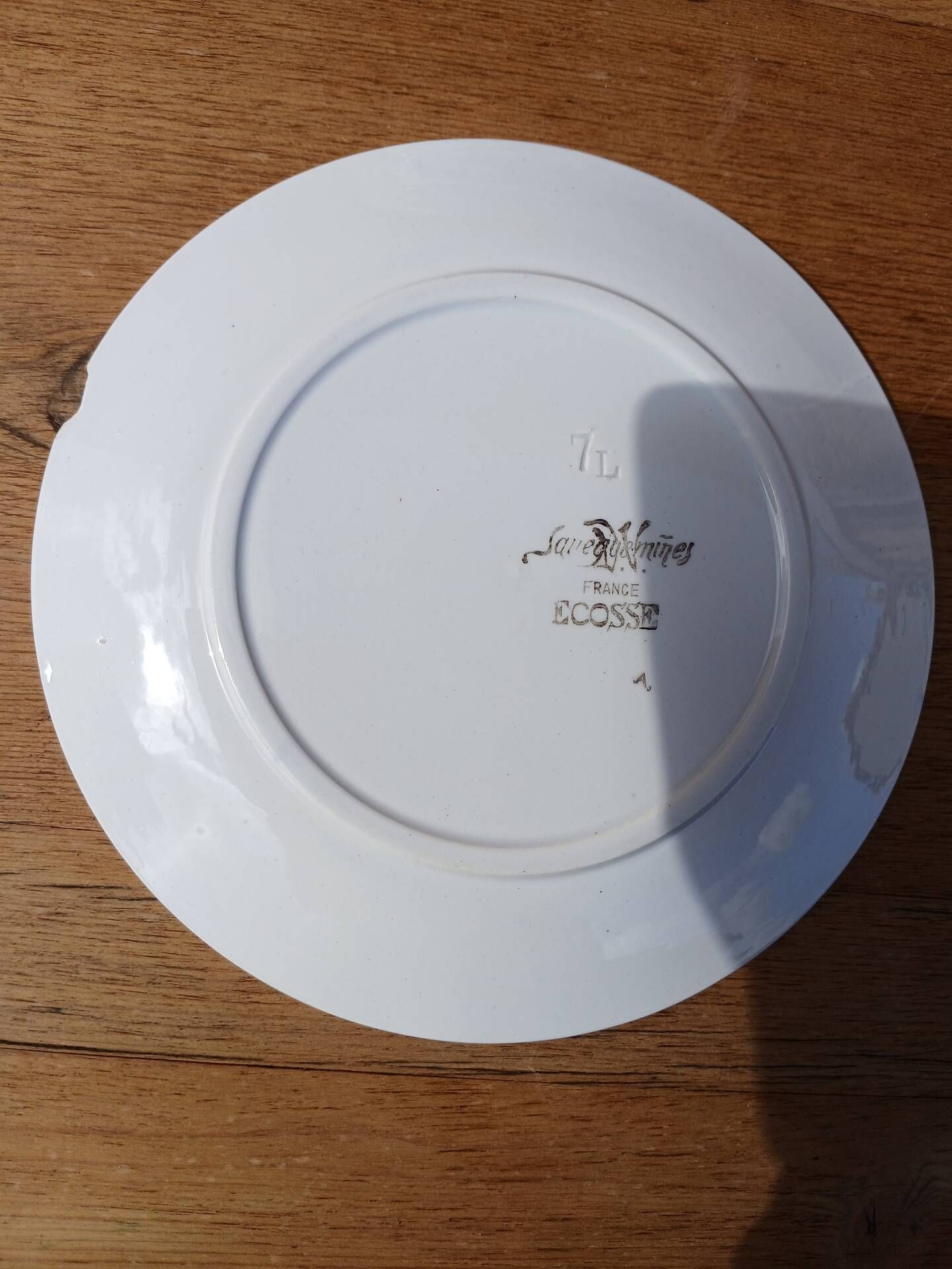 10 assiettes à dessert anciennes dépareillées 
