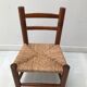 Vintage mulched wooden chair for 70s children