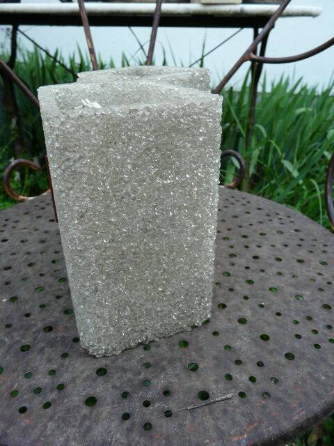 Scandinavian wall light with 2 arms in perspex and teak from the 1960s.