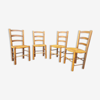 Ensemble de 4 chaises georges robert