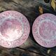 2 assiettes plates eit england