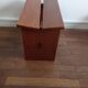 Gustave Gautier 1960 massive elm butterfly butterfly tabouret