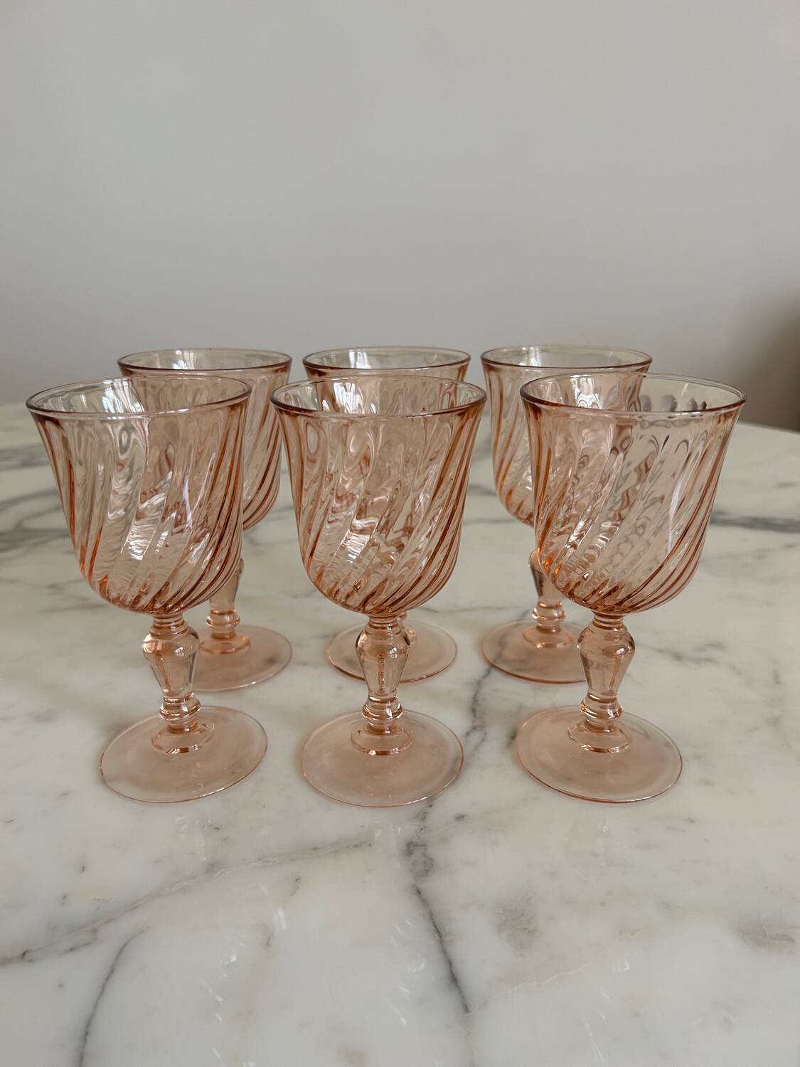 Série de 6 verres à vin Rosaline luminarc