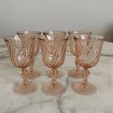 Set of 6 Rosaline wine glasses from Luminarc