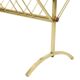 Brass rosewood magazine rack design sixties