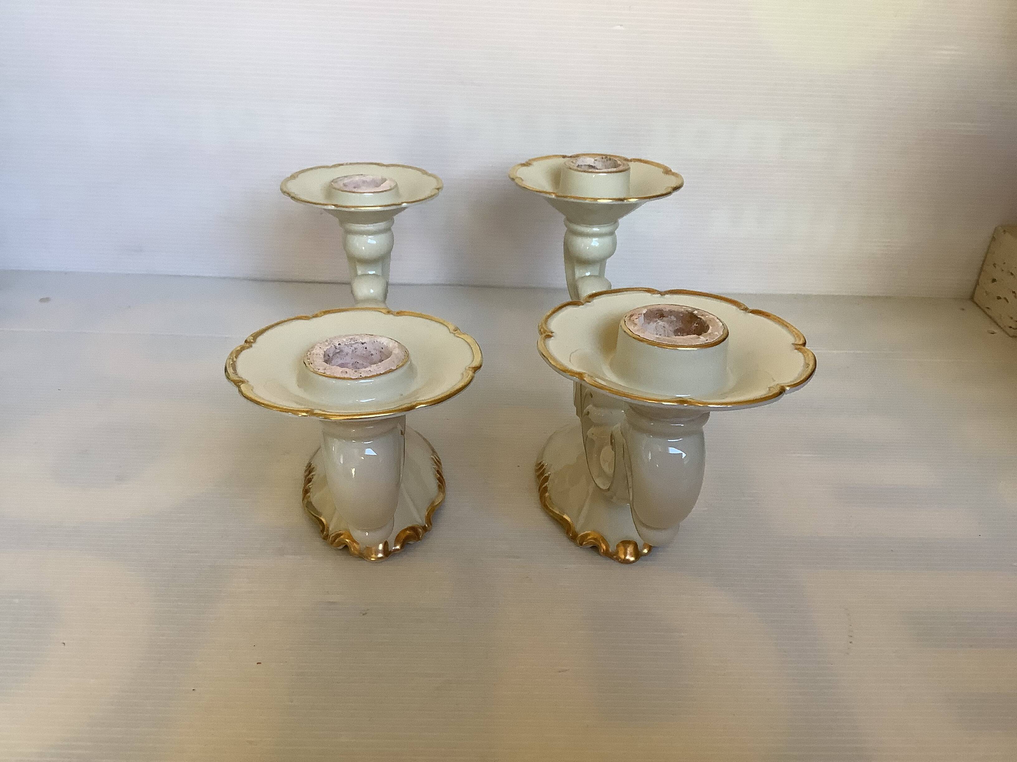 Pair of double candlesticks Bavaria Edelstein