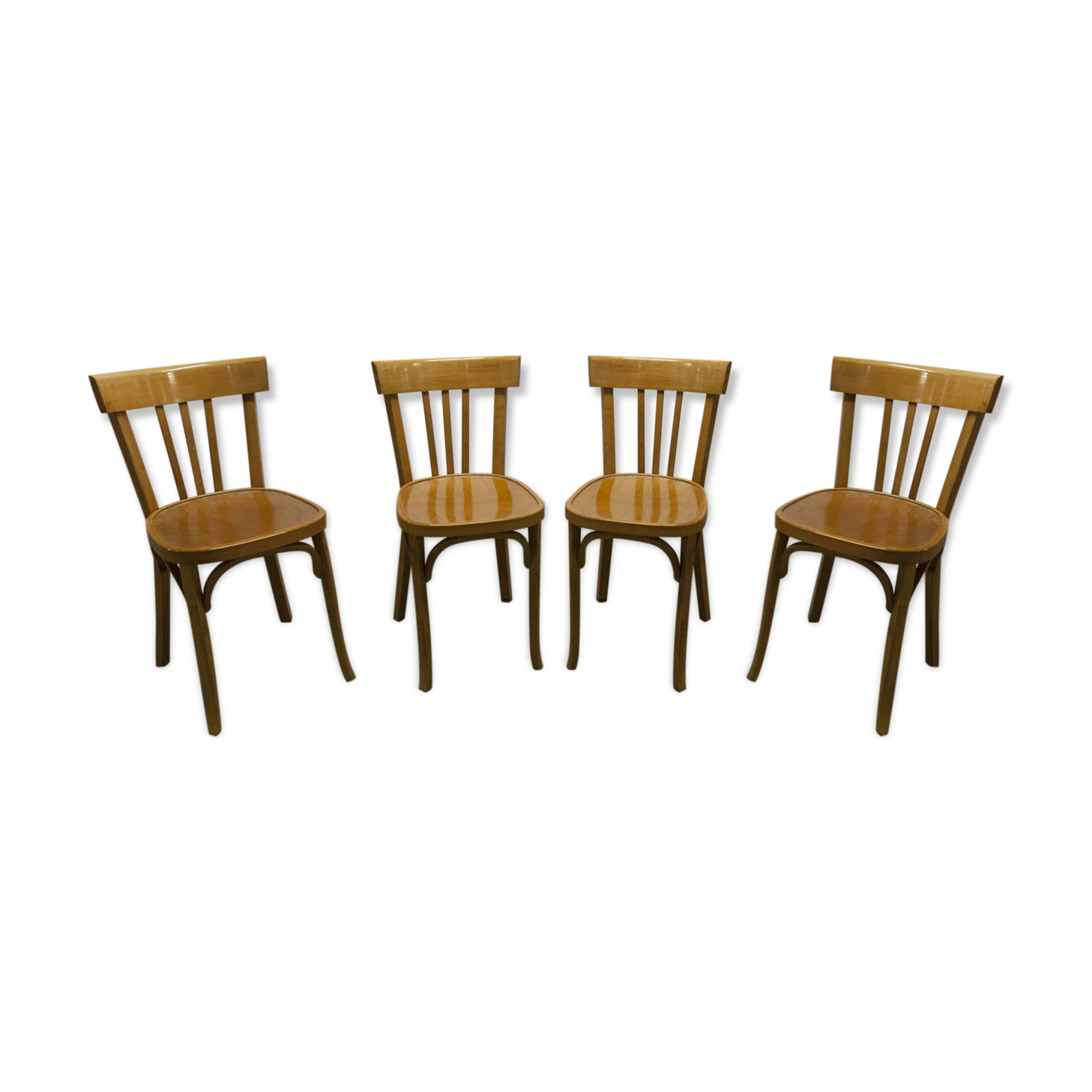 Set of 4 chairs baumann 1981