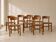 Set of 8 J39 "Folkestolen" chairs by Børge Mogensen, Denmark