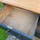 Vintage black patina chest of drawers