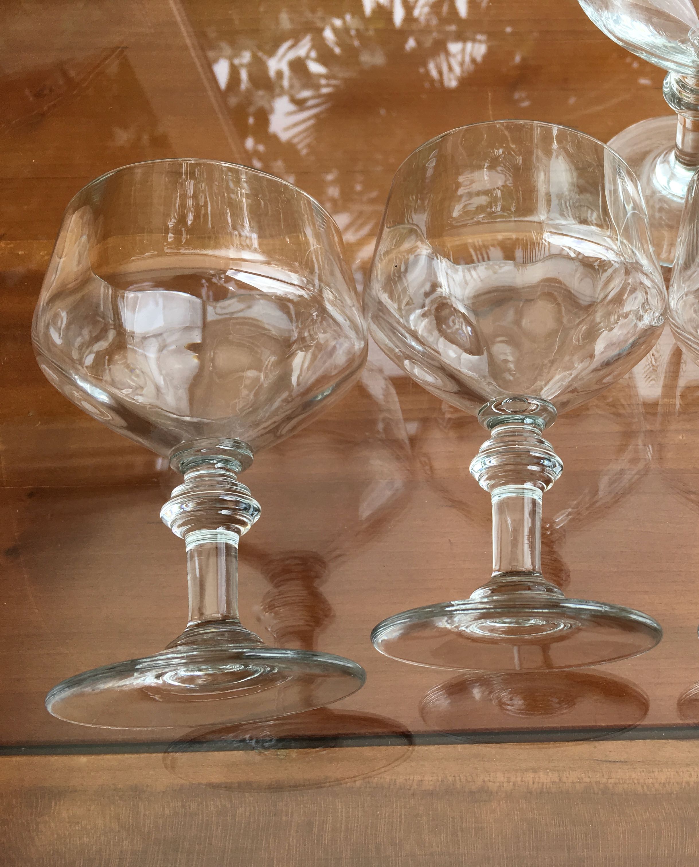Set de 6 verres en cristal pour vin ou champagne