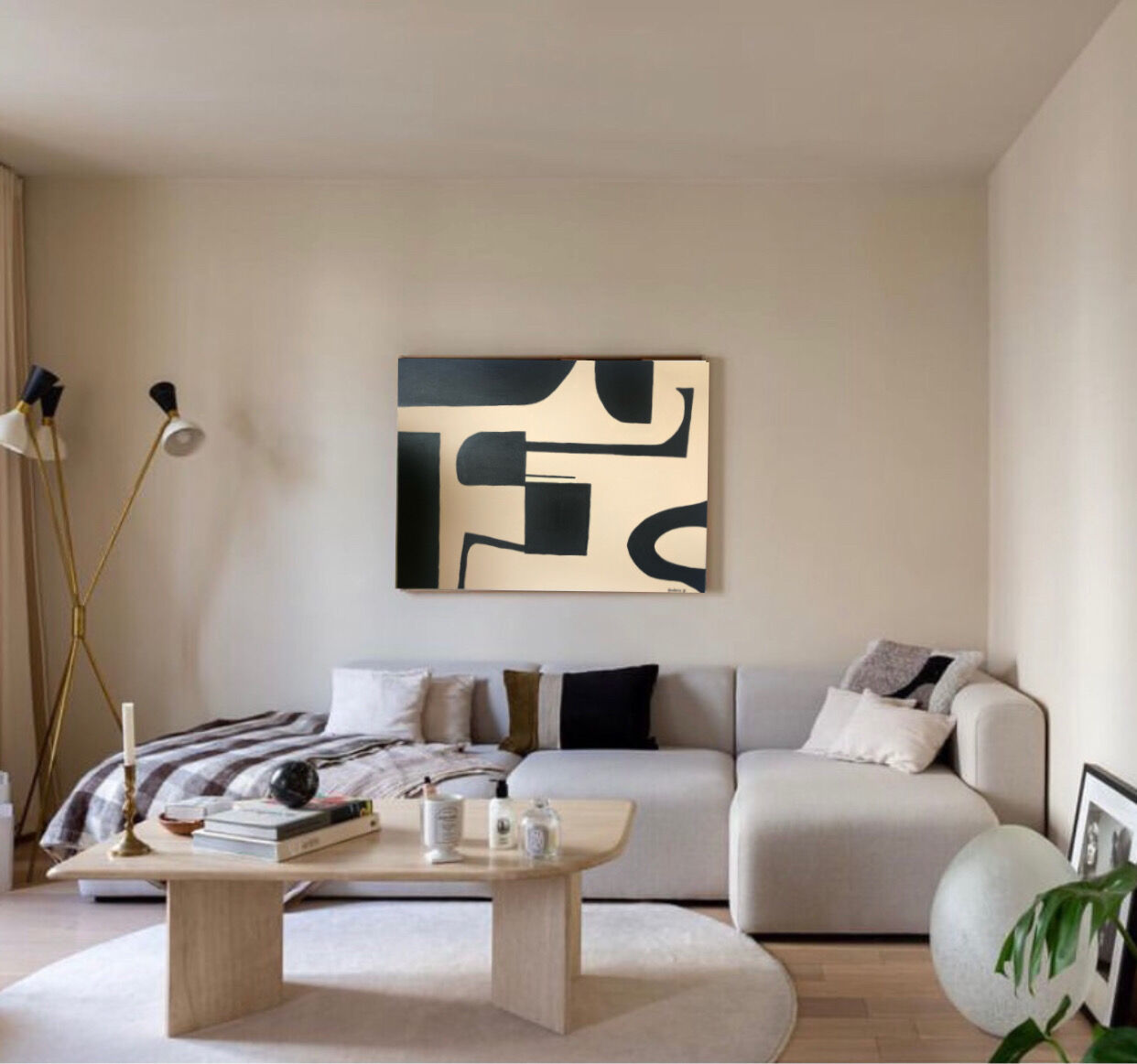 Contemporary abstract painting