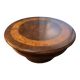 Round wooden coffee table – classic style