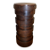 Massive brutalist wooden stool